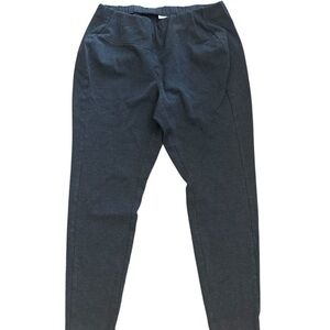 J. Jill Women’s Charcoal Grey Ponte Leggings, Size Medium Petite, Layering Piece